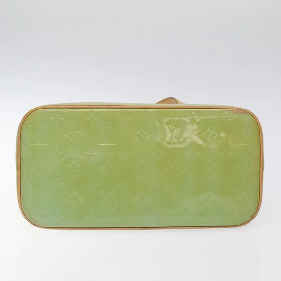 LOUIS VUITTON Monogram Vernis Houston Hand Bag Baby Blue - Picture 3 of 14